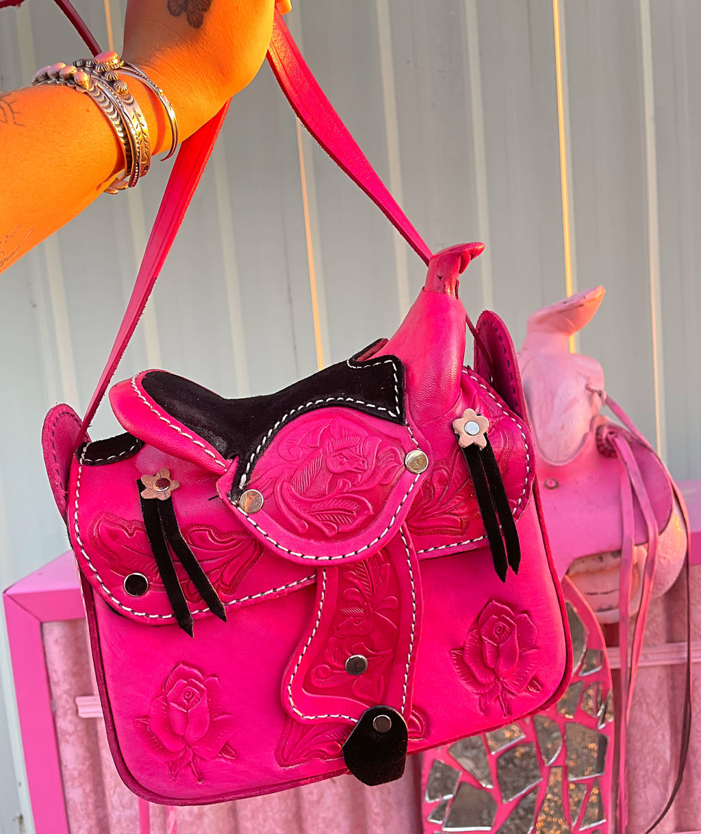 The PINK Saddle Bag