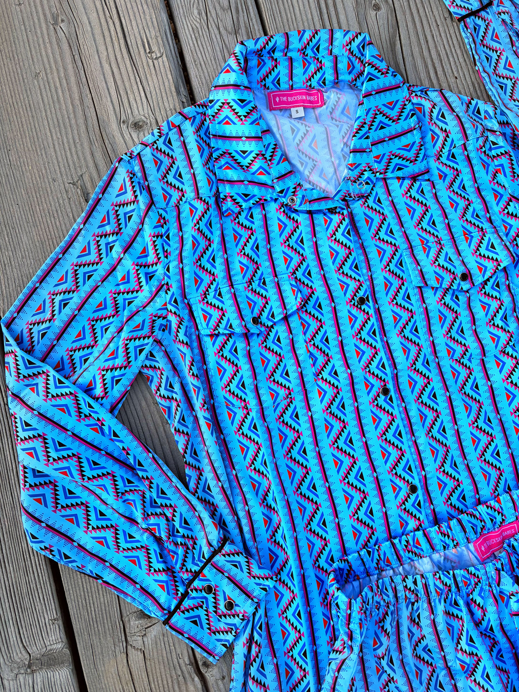 Colorado Cowboy Pearl Snap Pajamas (S-XL)