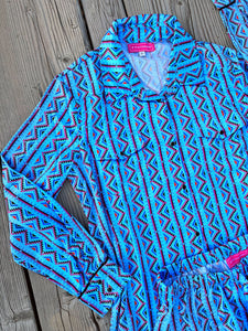 Colorado Cowboy Pearl Snap Pajamas (S-XL)