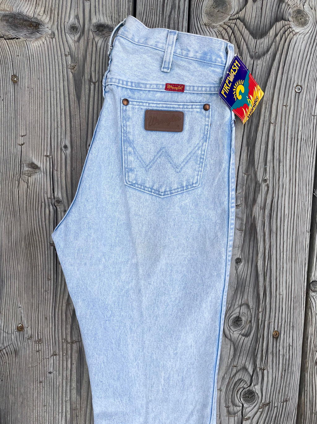 Vintage Bleach Wranglers (31”)