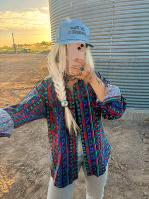 Past Time Rodeo Button Up (L)