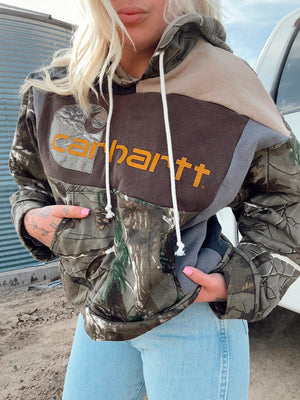 Blue Collar Block Hoodie (M/L)