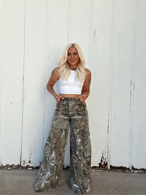 Cowboy’s Camo Cargo Pants (24”-33”)