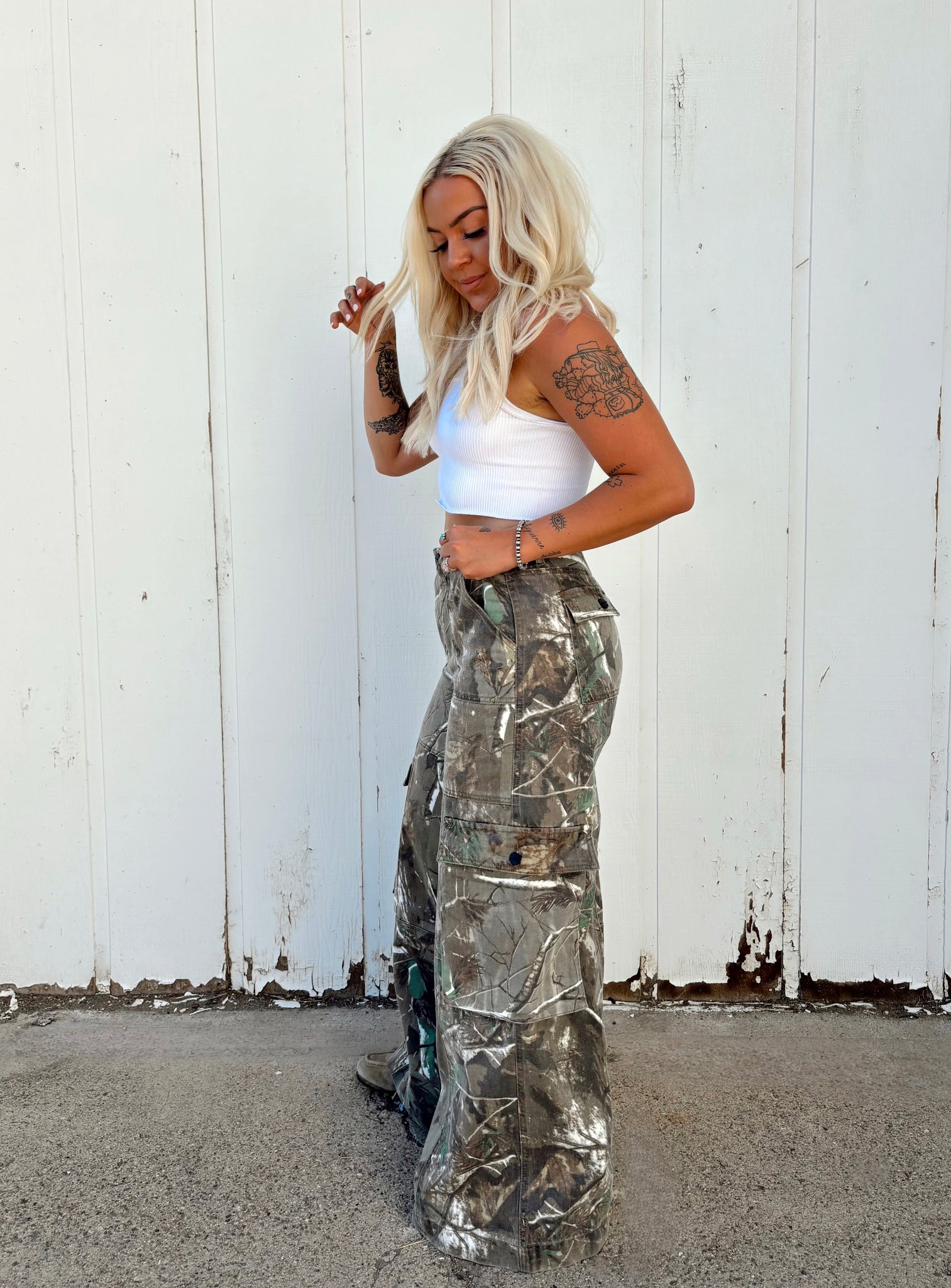 Cowboy’s Camo Cargo Pants (24”-33”)