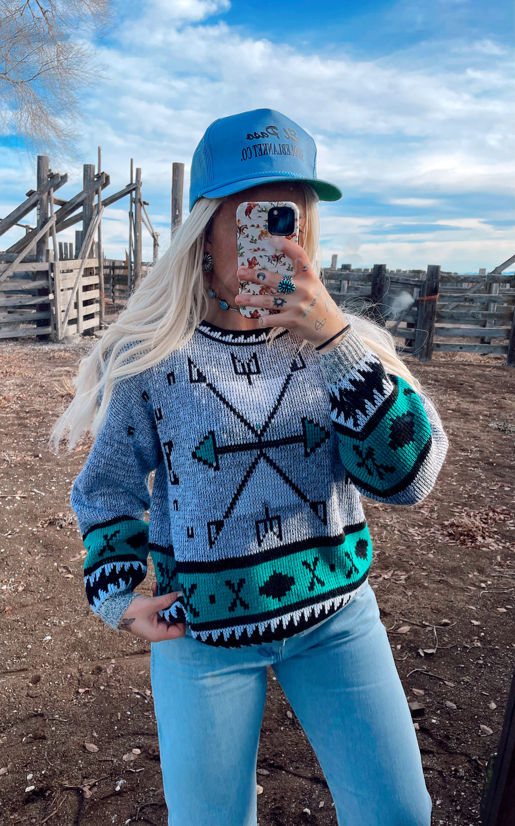 Texas Threads Cowboy Sweater (S)