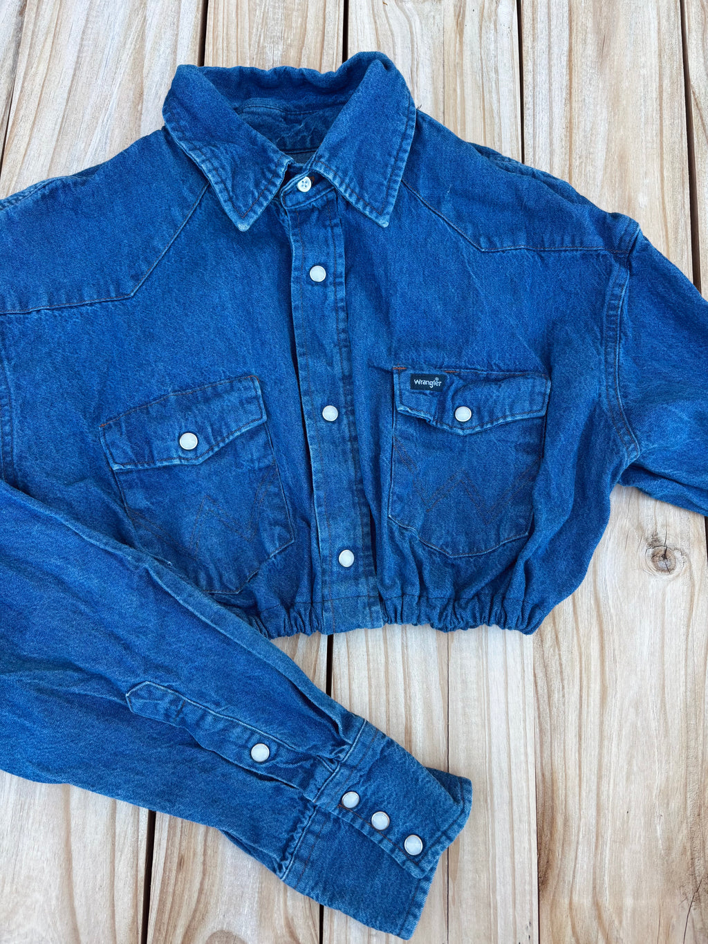 Darkwash Denim Pearls (S/M)