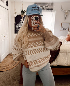 Cowboy Coffee Sweater (S-L)