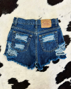 Shredded Spurs Levi’s (27”)