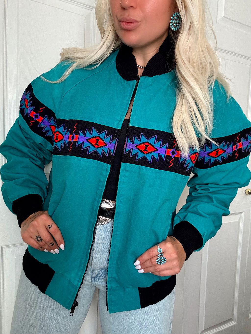 90’s Tupelo Turquoise Jacket (M)