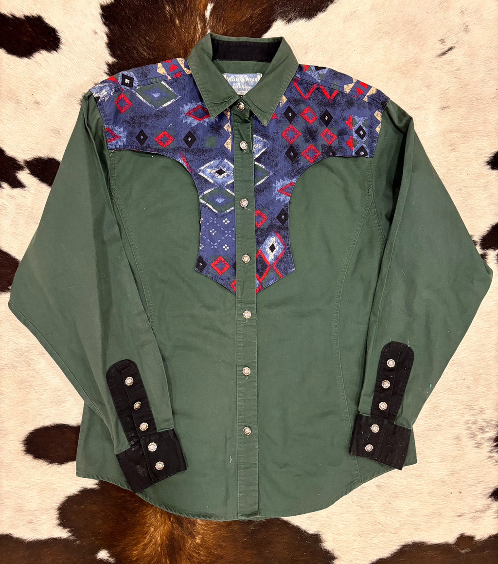 Vintage Bronc Button Up (L)