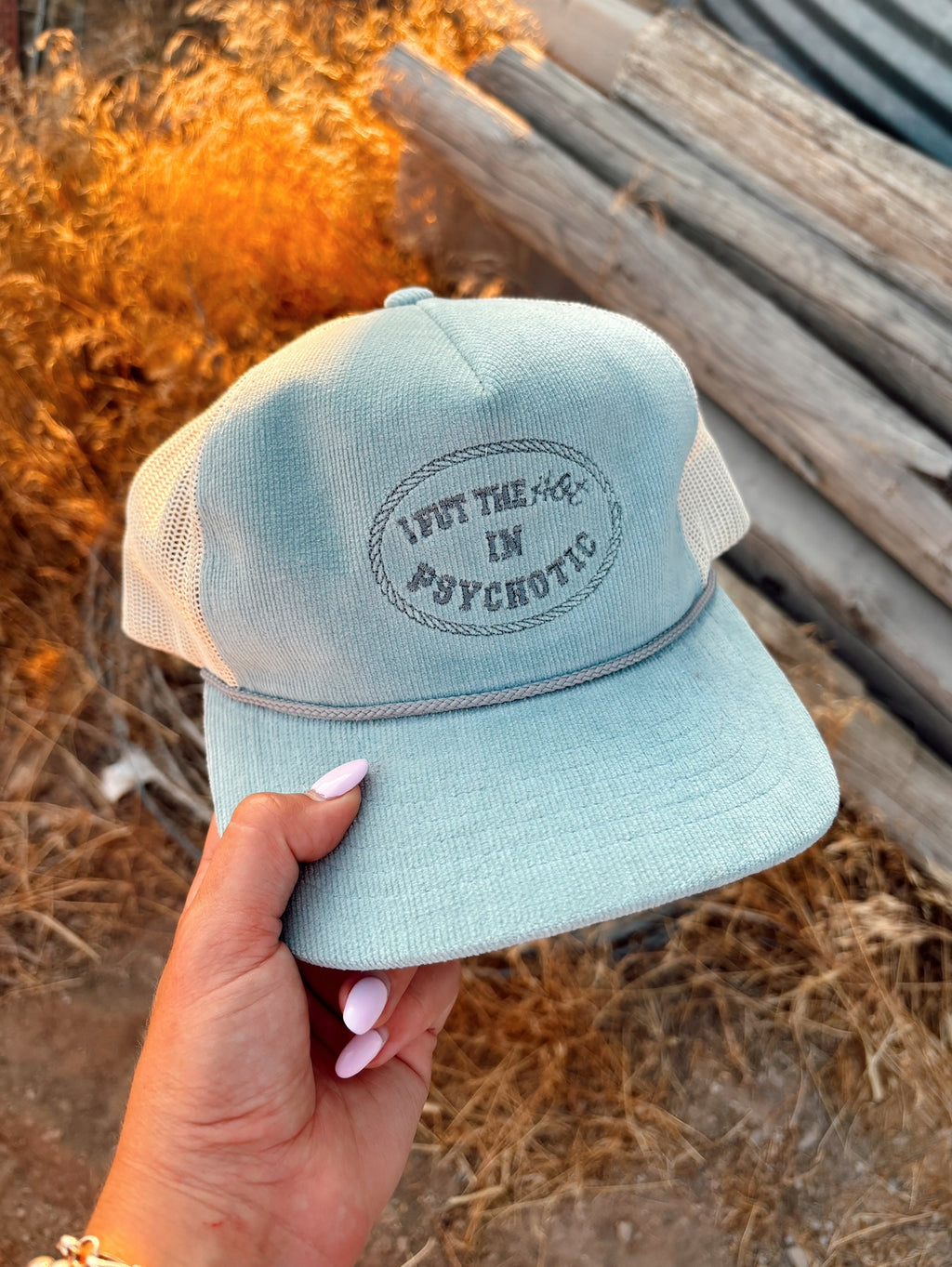 Hot But Psycho Corduroy Trucker