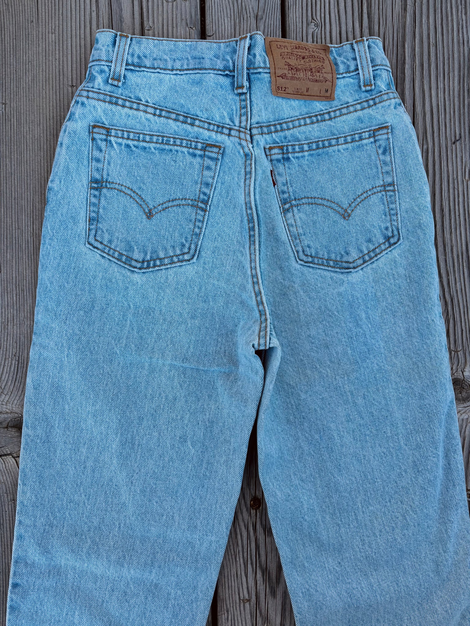 Vintage Levi’s 512 Ultra Lightwash (23”, 26”, 27”)