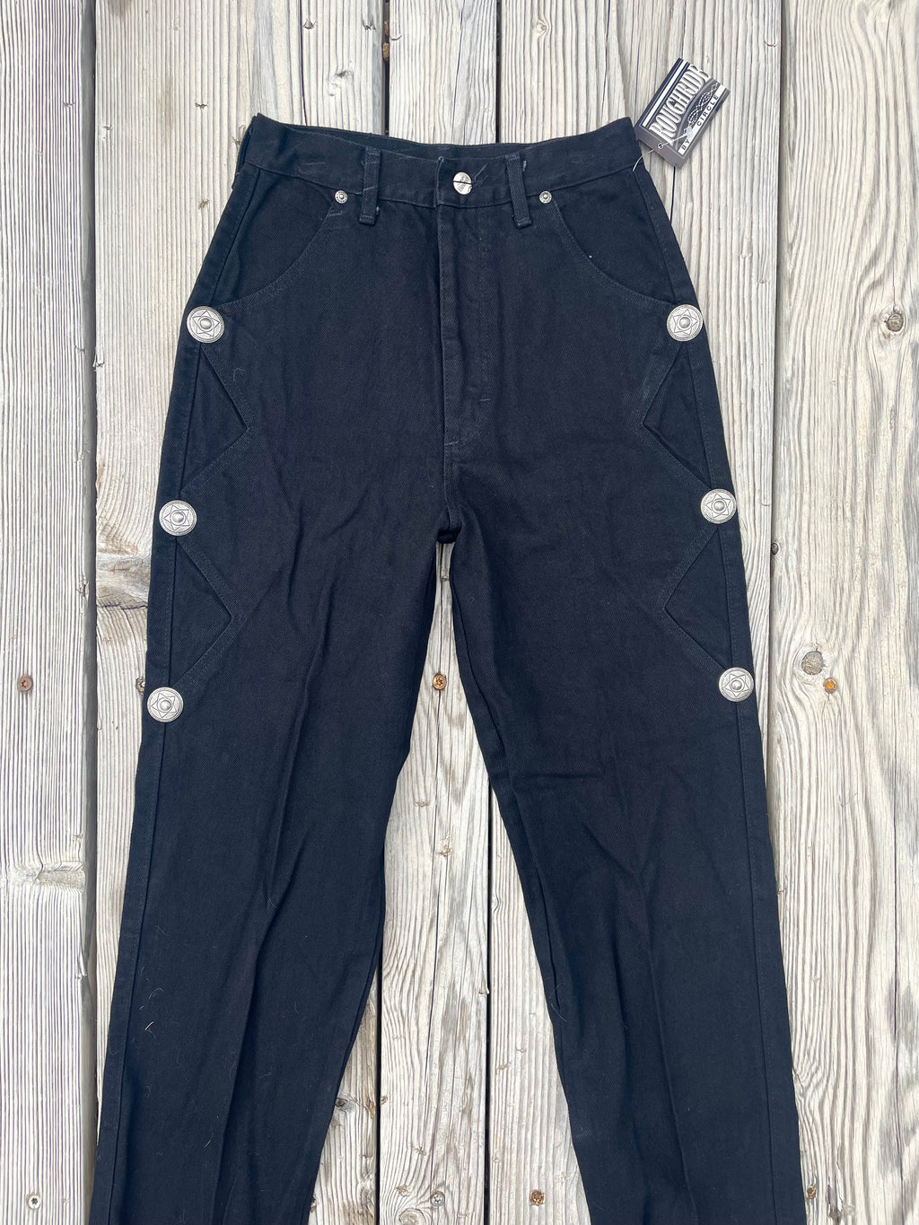 Rockies, Jeans, Rockies Vintage Leather Detailed Jeans