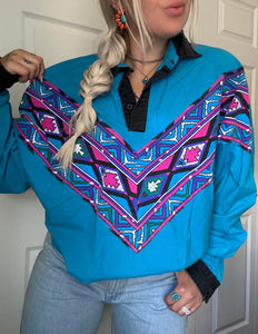 80’s Cowboy Pull Over (L/XL)