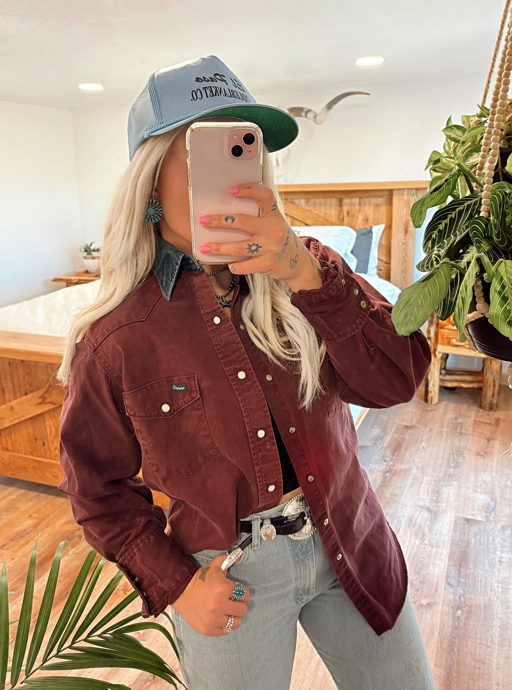 Blue Collar Cowboy Snaps (M/L)