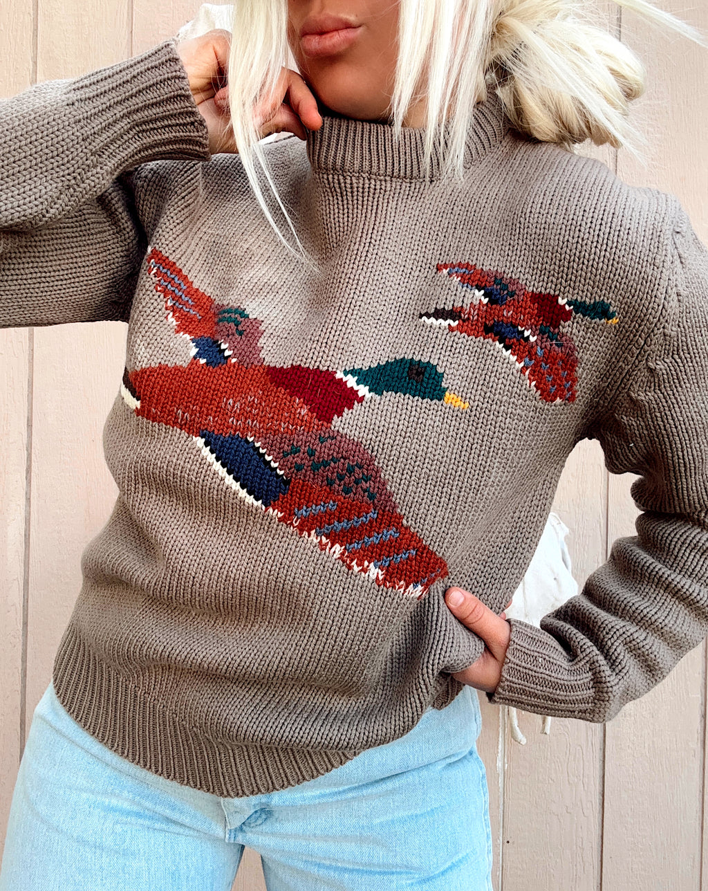 Duck Call Cowboy Sweater (S)