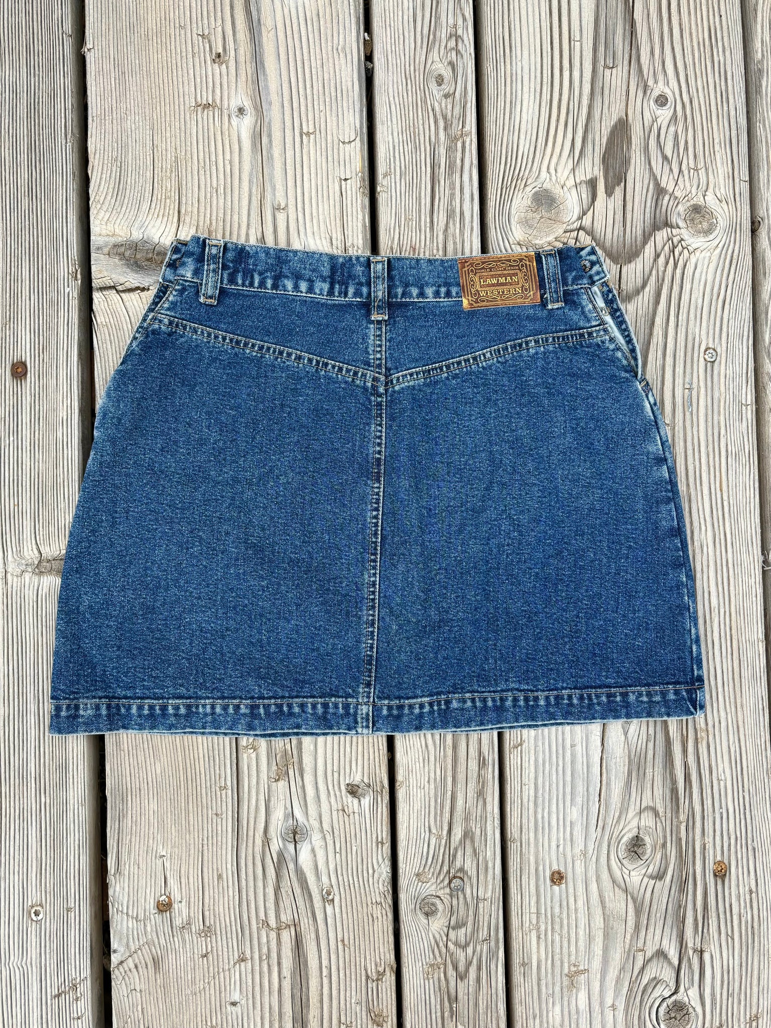 Lawman Denim Skirt (28”)