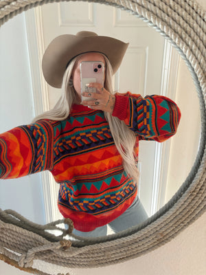 90’s Roping Sweater (L)