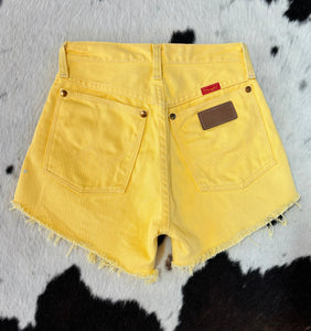 Yeehaw Yellow Cut Off’s (28”)