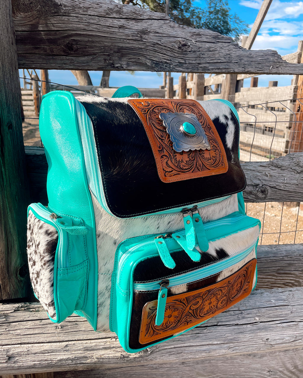 The Texas Turquoise Backpack