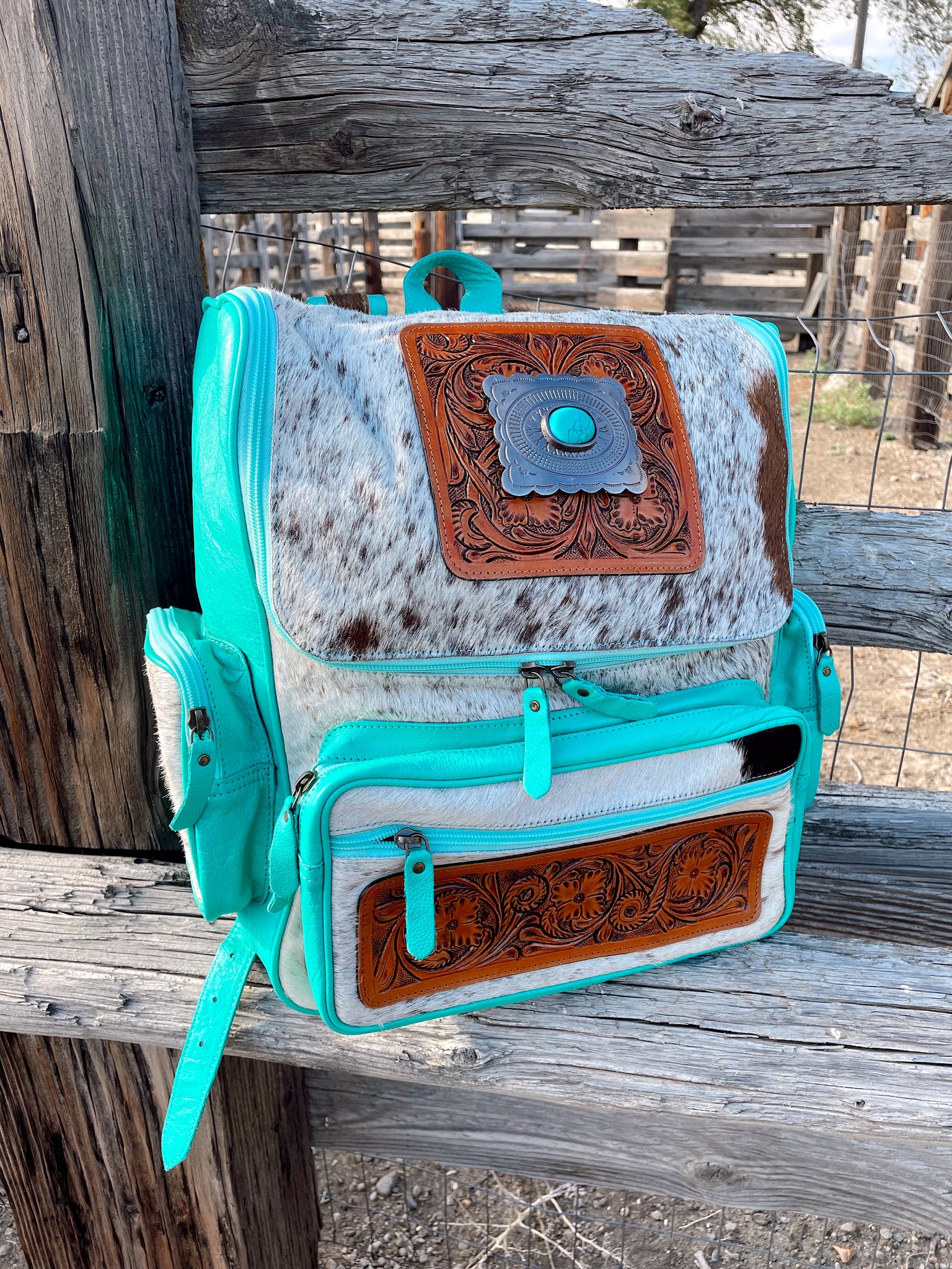 The Texas Turquoise Backpack