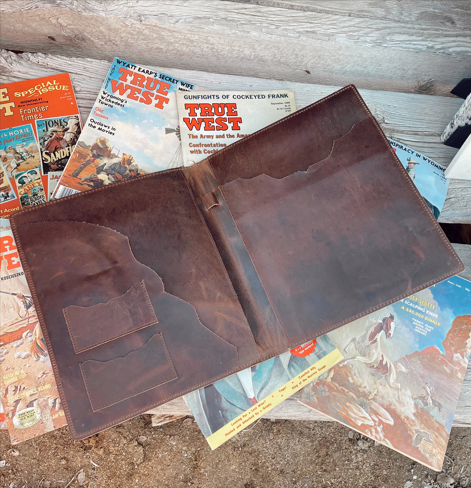 The Cowboy’s Leather Notebook Cover #4