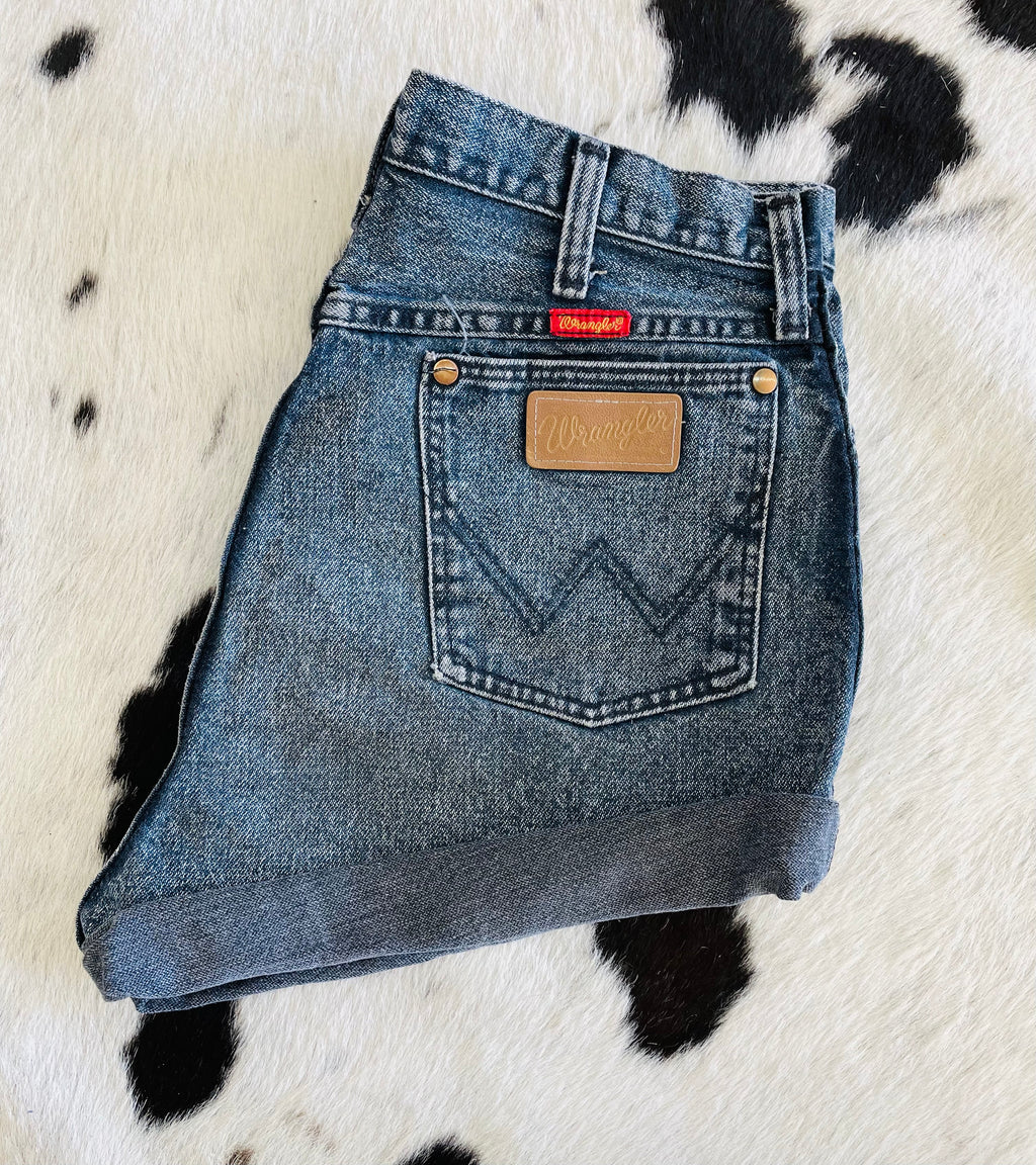 Acid Washed Cowboy Cut Off’s (29”)