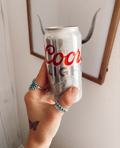 Beer Can Candle: Silver Bullet