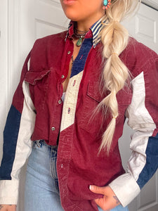 Blue Collar Babe Button Up (S)