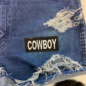 Cut Your Cowboy’s Jeans (27”)