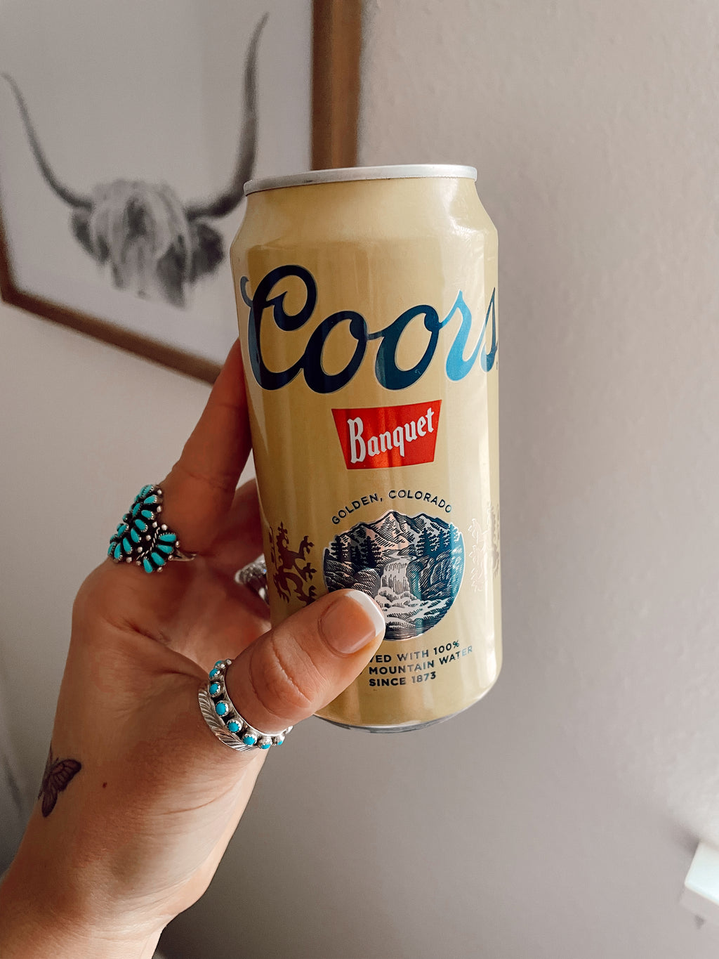 Beer Can Candle: Buckskin
